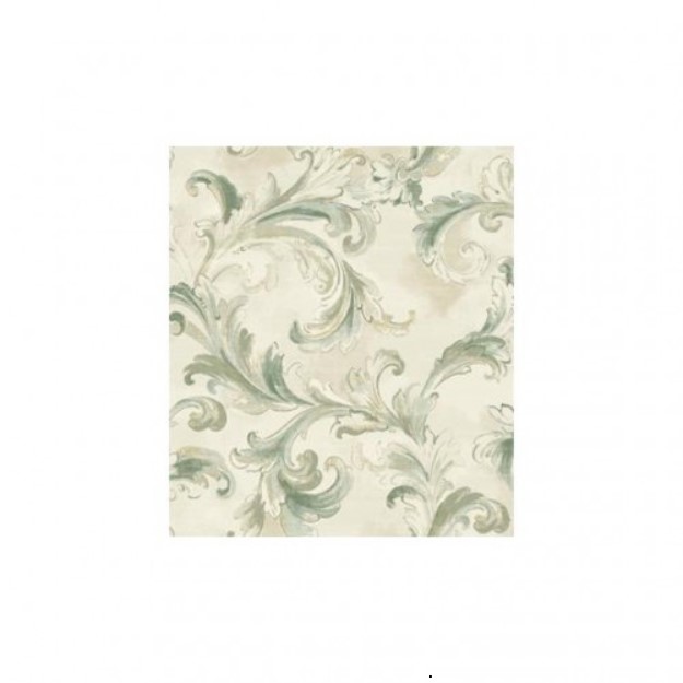 American Wallpaper Floral Design 10m x 0.53m, Beige Color | Balbaid Decor Company
