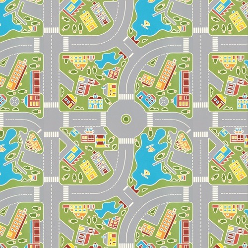 PVC Iconic Vinyl Flooring Drawing Design 3 mm Thickness, Model 5193176 | 