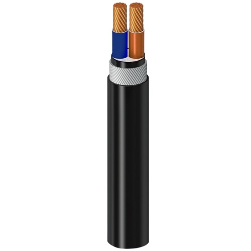 16mm² 2 Core Stranded Copper XLPE Cable, Steel Wire Armoured, 0.6/1kV Low Voltage | Al Fanar