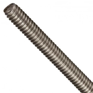 Stainless Steel 304 Threaded Rod DIN 975, Size 5 mm, Grade 4.8, Pitch 0.8, Length 1 meter | AOBSCO