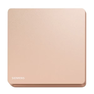 Blank Plate 1 Gang 86x86mm Rose Gold, Delta Arina | Siemens