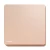 Blank Plate 1 Gang, Rose Gold Color, 86x86mm, Siemens (Delta Arina)