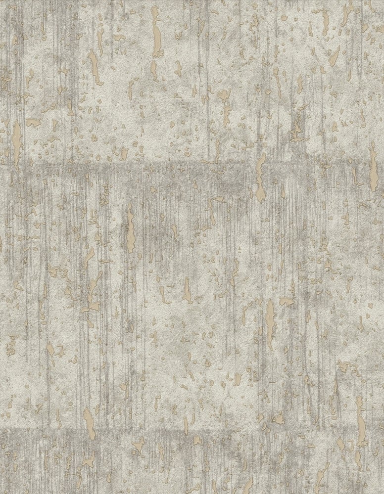 Vinyl Wallpaper Patterned Design 15.6m × 100 cm Gray Beige | Luxury line