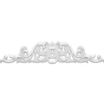 PU Foam Decorations for Ceiling, Length 100 cm, Height 20 cm, White Color | Zakharef Company