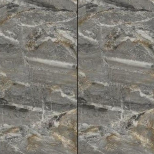 بلاط بورسلان 60 × 120 سم، سمك 9.5 ملم، لامع رمادي غامق | Fujian National