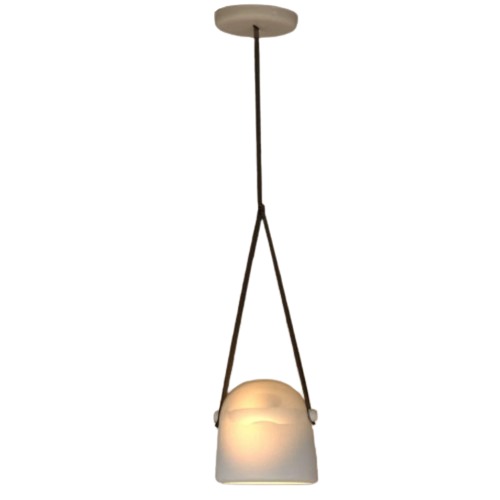 Modern Hanging Light 20x20 cm Minimal Design White Color | 4886