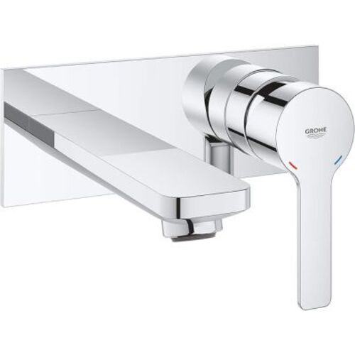 جروهي خلاط مغسلة جداري حجم صغير كروم، مجموعة لينير | Grohe