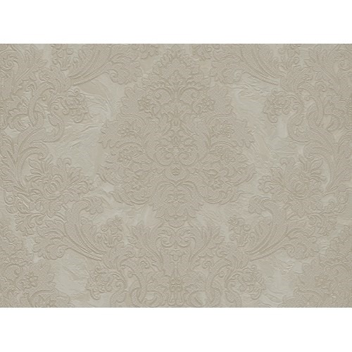 Italian Wallpaper Beige Color 10m x 0.53m, Model 21119 | Balbaid Decor Company