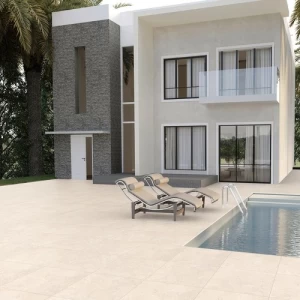 بلاط أرضيات سيراميك مطفي 60×60×1.5 سم لون بيج فاتح | الخزف السعودي