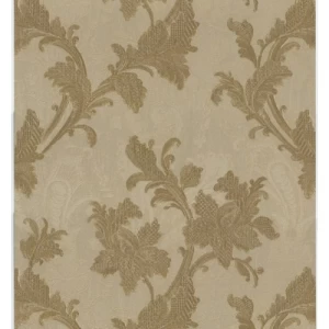 Floral Wallpaper 10m x 0.73m Dark Beige, Model 56890 | Balbaid Decor Company