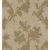 Floral wallpaper, dark beige color, length 10 m, width 0.73m, model 56890 