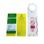 كارت فحص سقالة قطر فتحة التعليق 6.0 مم، الحجم 30.9×9.2 سم