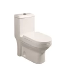 Floor Mounted WC, Beige Color, Chinese Round Shape, Size 30 cm
