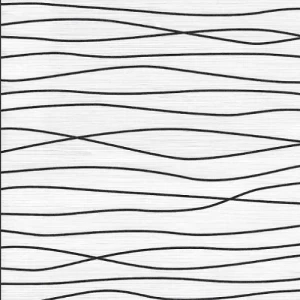 Youthful Wall Covering 10m x 53cm White with Black | Luxury line