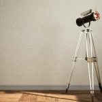 Plain Design Wall Covering, Size 10 mx50 cm, Beige Color