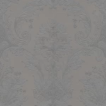 ورق جدران كلاسيكي طول 10 م، عرض 0.53 م، لون رمادي، موديل Z21734