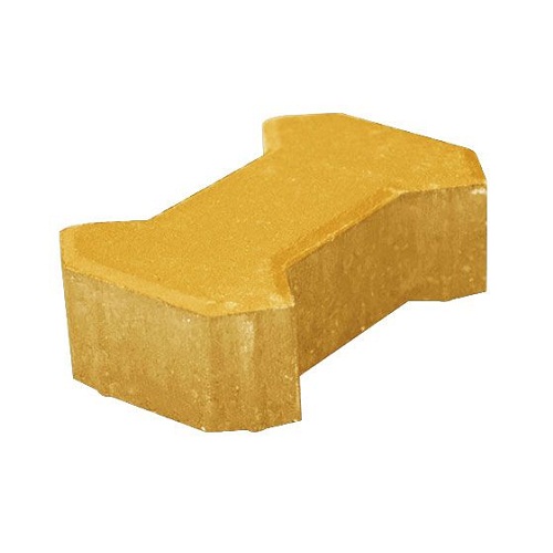 i Shape Interlock Paver Tiles Thickness 6 cm 137×198 mm Yellow | Artic