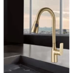 kitchen Sink Mixer, Brand Pluto, Matte Gold Color