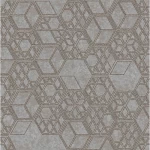 Spanish Wallpaper Pale Beige Color Geometric Design, Size 10mx0.53 m, Model 1103-5
