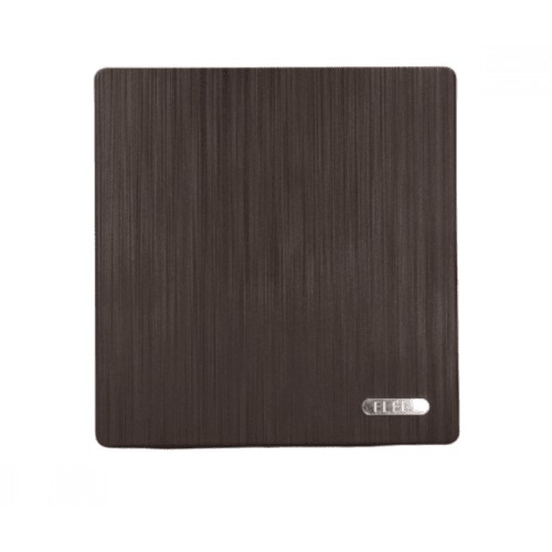 Blank Plate 7 × 7 cm Matte Black, Square Design | Matkel Store