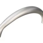 مقبض مطبخ زنك ، مقاس 96 مم، تشطيب نيكل مصنفر