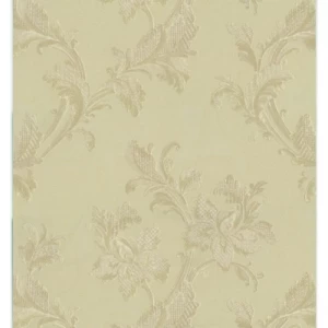 Italian Floral Wallpaper 10m x 0.73m Beige, Model 56809 | Balbaid Decor Company