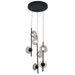 Contemporary Tube Lighting Black, 280 cm Length, 40 cm Width