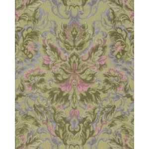 Italian Wallpaper Classic Design Green Color, Size 10mx1.06m, Model 81689 | Balbaid Decor Company
