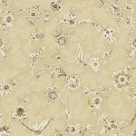 موكيت منازل مزخرف PP، قياس السماكة 13 ملم، لون بيج، موديل اضنه