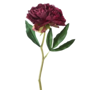 Artificial Decorative Plant Height 34 cm, Purple Color | Abyat Company