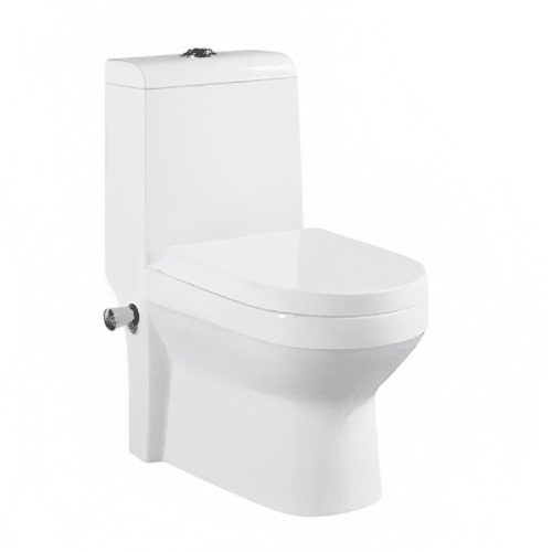 Floor Mounted Water Closet 30 cm White, Modern Design | Albayt Alaniq Sanitary Tools