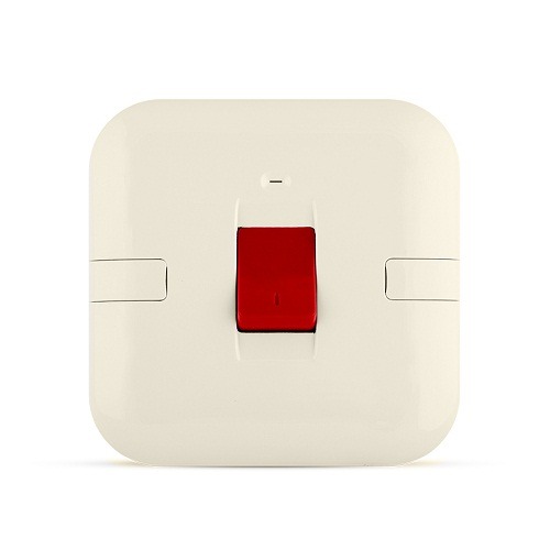 Air Conditioner DP Switch 45 Amp, 7x7 cm, Beige, 250V | Spectra
