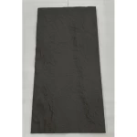 Panels made of rock foam size 120×60 cm, thickness 5 cm, black color, model B7