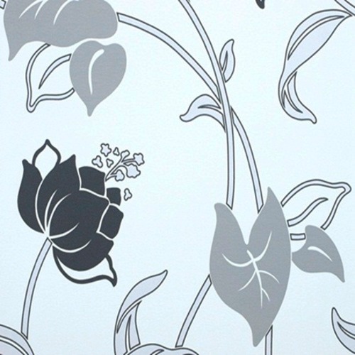 Soprano Wallpaper 5 m² White with Black Color | Erismann
