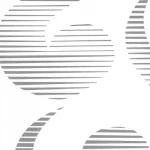 ورق جدران تصميم كلاسيك، لون ثلجي ابيض على اسود، مقاس 10 م×53 سم