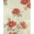 Floral wall covering, beige with red color, length 10m, width 0.53m, model number 32469