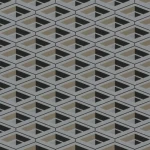 ورق جدراي هندسي لون رمادي، طول 10 م، عرض 0.70 م، موديل Z76006 