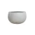 Fiberglass plant pot, round shape, height 27 cm, diameter 46 cm, gray color