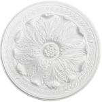 Ceiling Crown Accessory, Size 48.5 cm, White Color | Zakharef Company