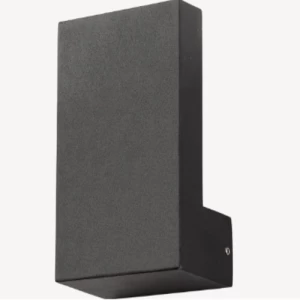 Garden Wall Light 16 cm Height, 10 cm Width, Black Color | Abyat Company