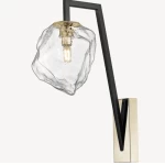 Modern Wall Light, 2.3 kg Weight, 15 cm Length, 32 cm Width, Black | Gold