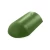 Concrete End Roof Tile Corner, Size 485x240 mm, Green Gloss Color | Al Diar Al Ateeqah