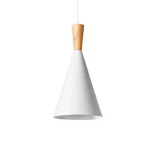 Classic Ceiling Pendant 18x36 cm White Color | 47139