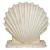 صَدَفة رخامية شرقية، 1 لمبة، مقاس 63 × 66 سم، لون بيج