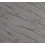 Chinese marble alternative for kitchens, size 290 x 120 cm rectangle,  glossy beige with brown veins