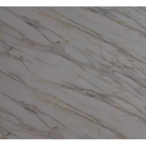 Chinese Marble Alternative 290x120 cm Rectangle, Glossy Beige with Brown Veins | Luxury line
