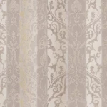 Striped wallpaper, beige color, length 10 m, width 1.06 m, model 5902 