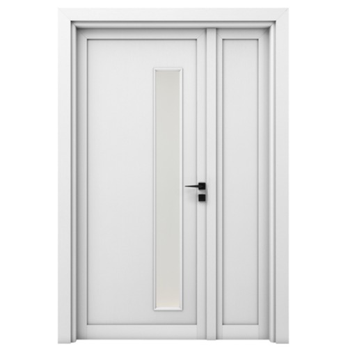 Classic Wooden Double Door 160×235 cm, 6 cm Thickness, White | YT-12998144
