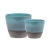 Ceramic plant pot size 14x16 cm blended colors