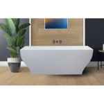 Pluto Portable Bathtub, Size 150×75×58 cm, White Color